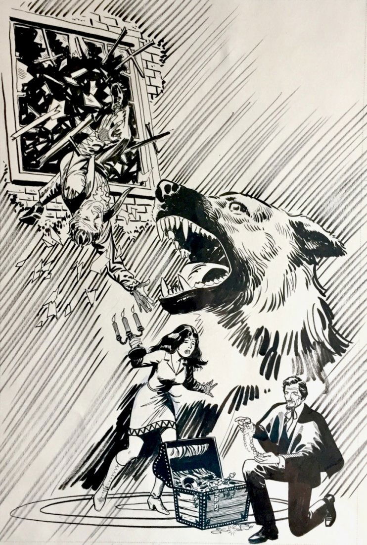 Dr. Spektor Original Comic Cover Art, Occult Files (1 of 4)