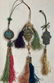 Chinese Gilt Enamel Pendants with Silk Tassels (3)