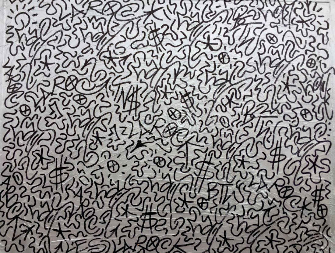 La II (Angel Ortiz) Urban Graffiti Painting, "LAROC" (1 of 5)