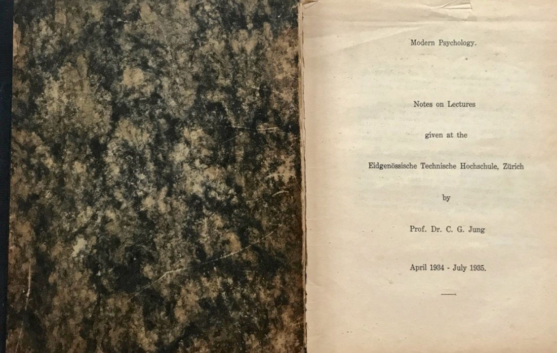 Carl Jung, E.T.H. Lectures 1934-35, Private Circulation (1 of 6)