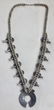 Zuni Petit Point Squash Blossom Necklace - 5