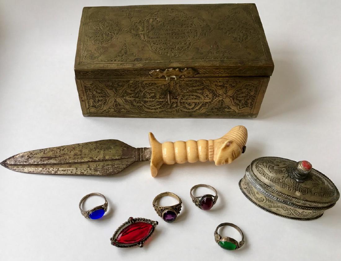 Antique Jewelry & Objects, Persian, Tibetan, Tribal (1 of 2)
