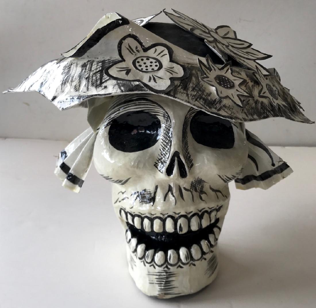 Day Of The Dead Papier Mache Skull, La Calavera Catrina (1 of 3)