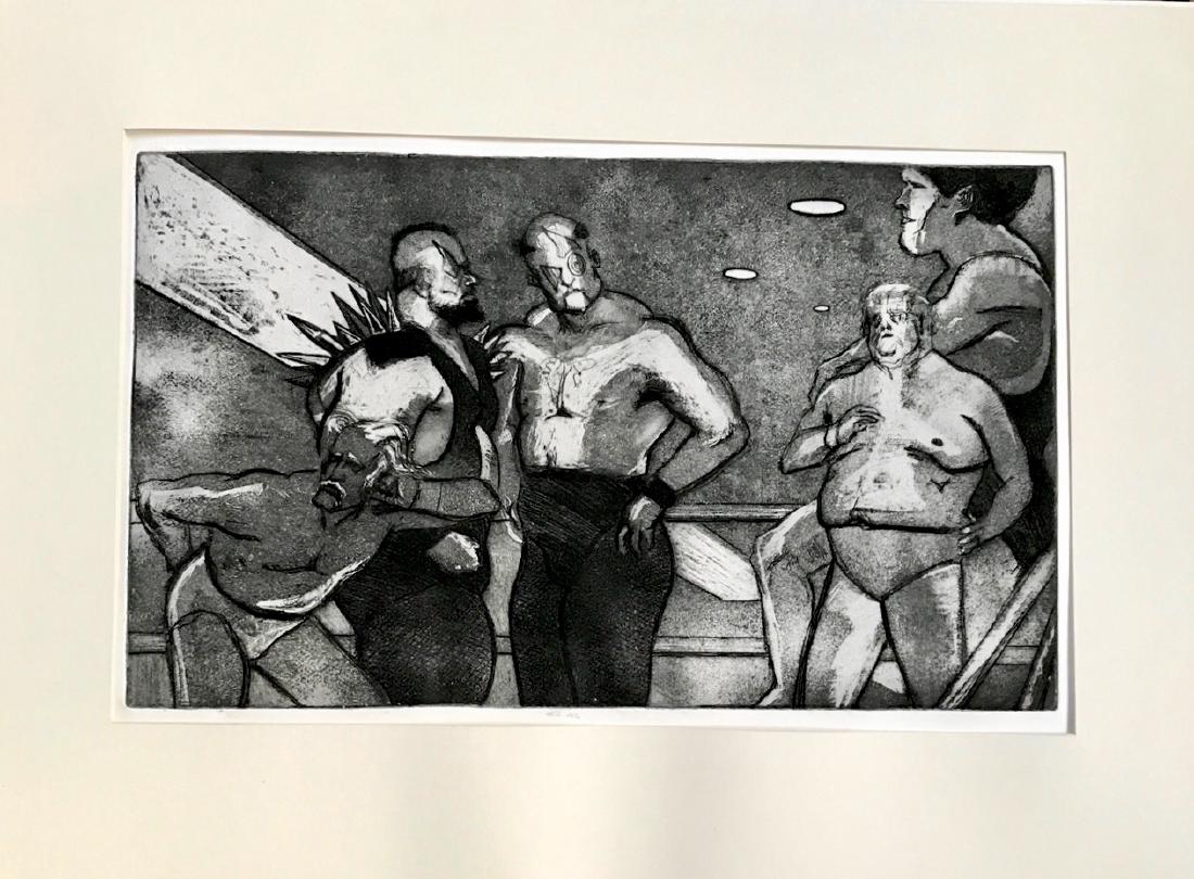 Pro-Wrestling, Hulk Hogan, King Kong Kirk, Nick Morley (1 of 4)