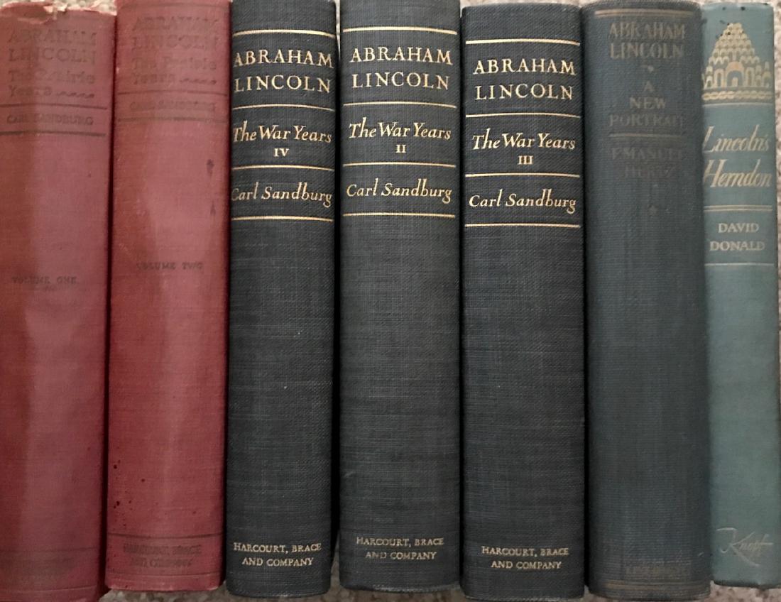 Abraham Lincoln Books, Carl Sandburg, Hertz & Donald (1 of 4)