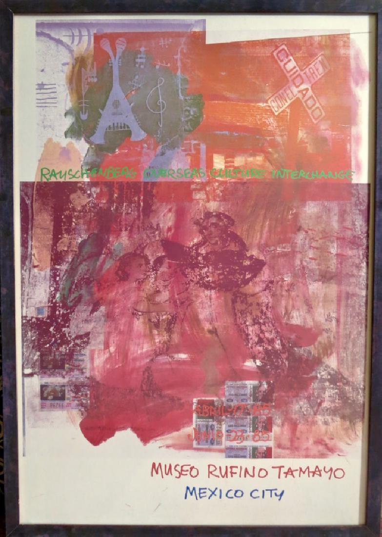 Robert Rauschenberg, Lithographic Poster, Mexico 1985 (1 of 4)