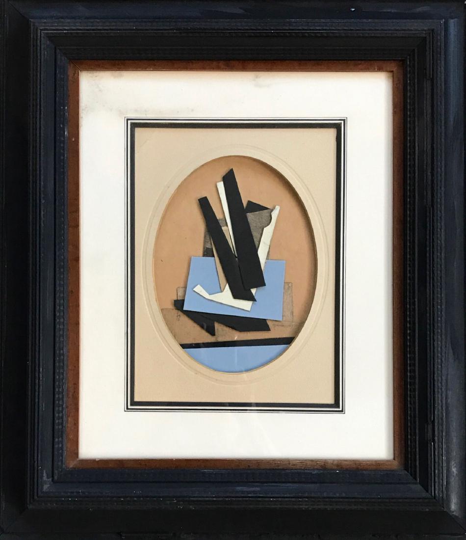 Alain Le Yaouanc Constructive Composition Collage, 1979 (1 of 5)