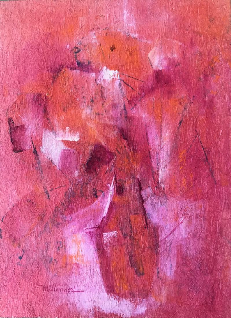 German Abstract Composition Painting, Helmut Middendorf (1 of 3)