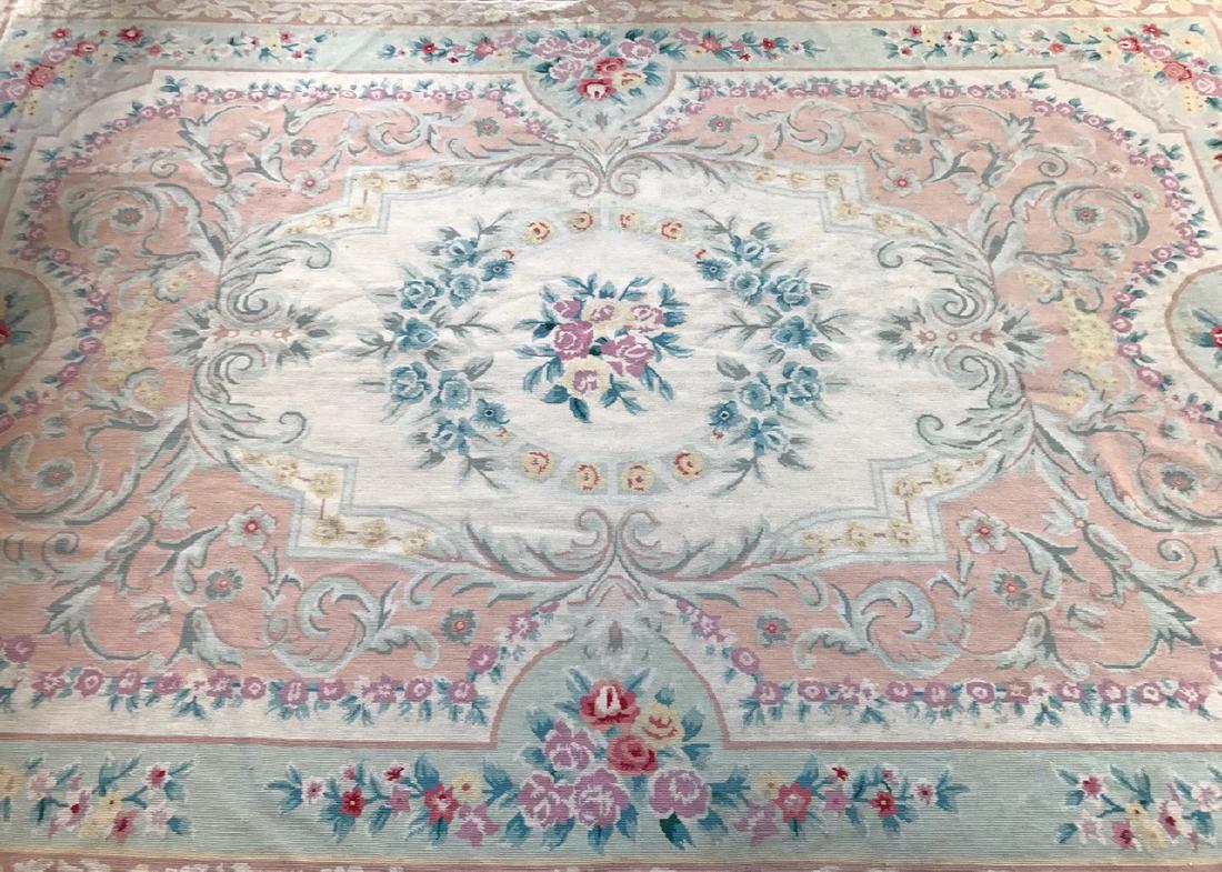 Aubusson Needle Point Rug, 9' x 6' (1 of 5)