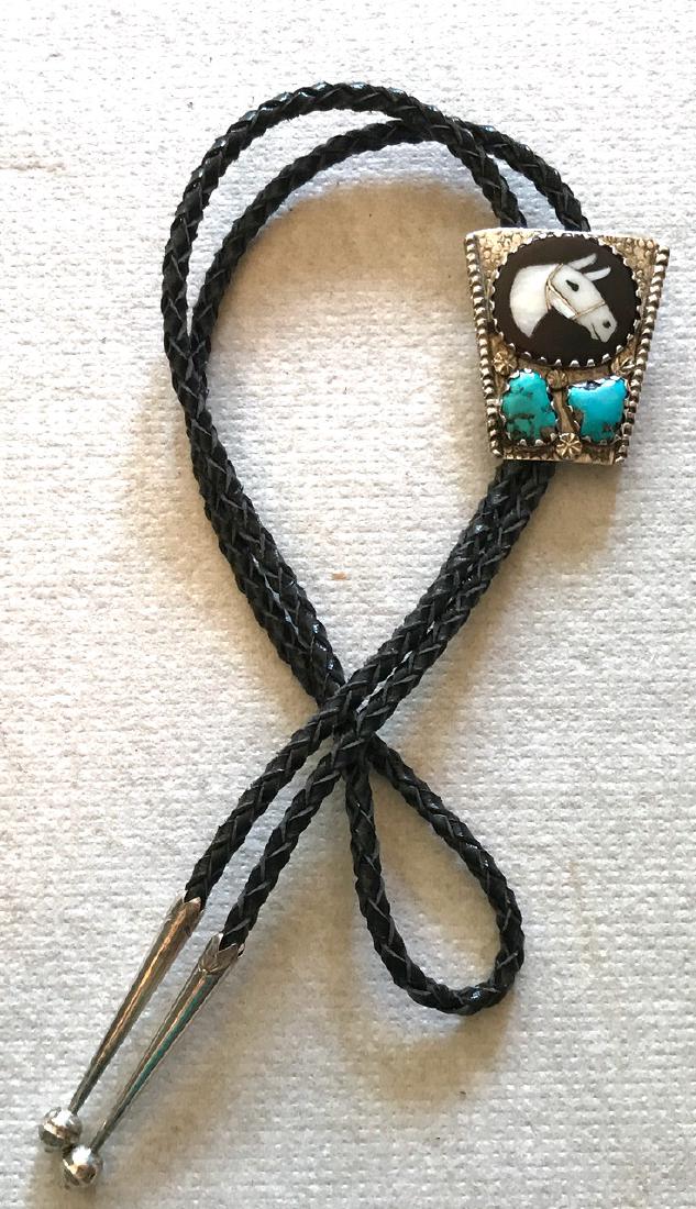 Zuni Horse Head Bolo, Isabella Simplico (1 of 5)