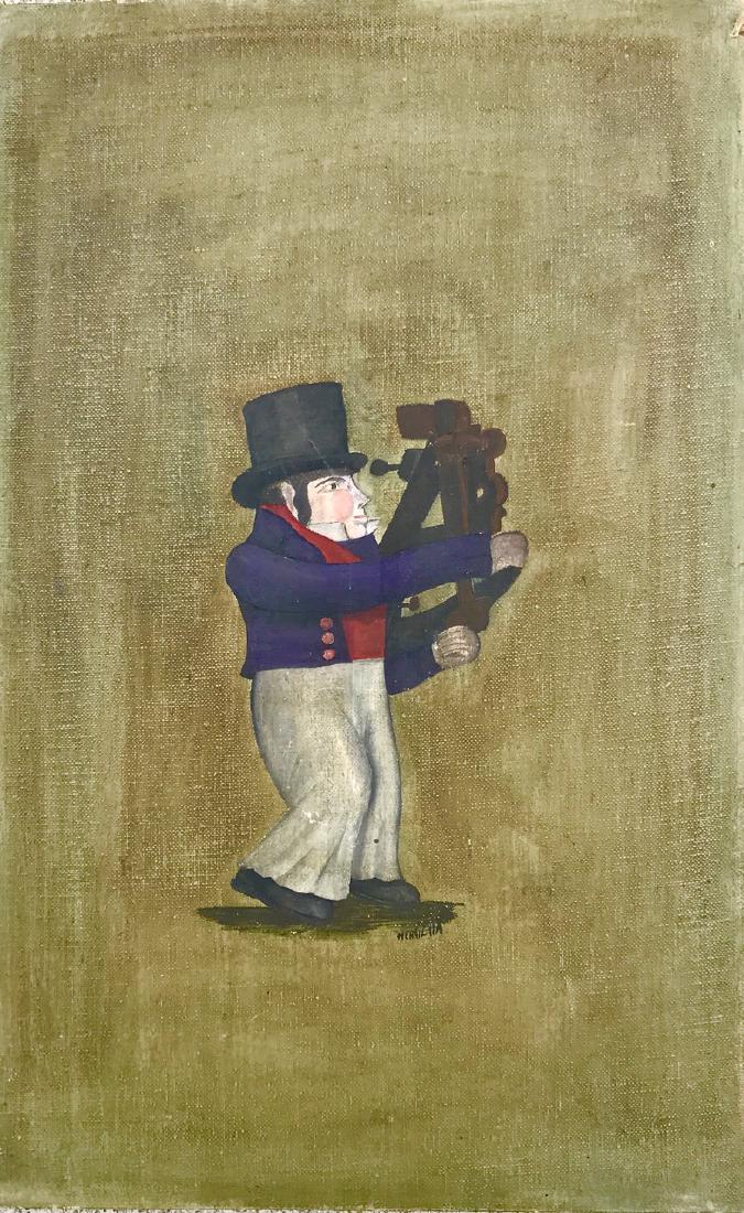 Mariner/Explorer With Sextant, Oil Painting, Henrietta (1 of 3)