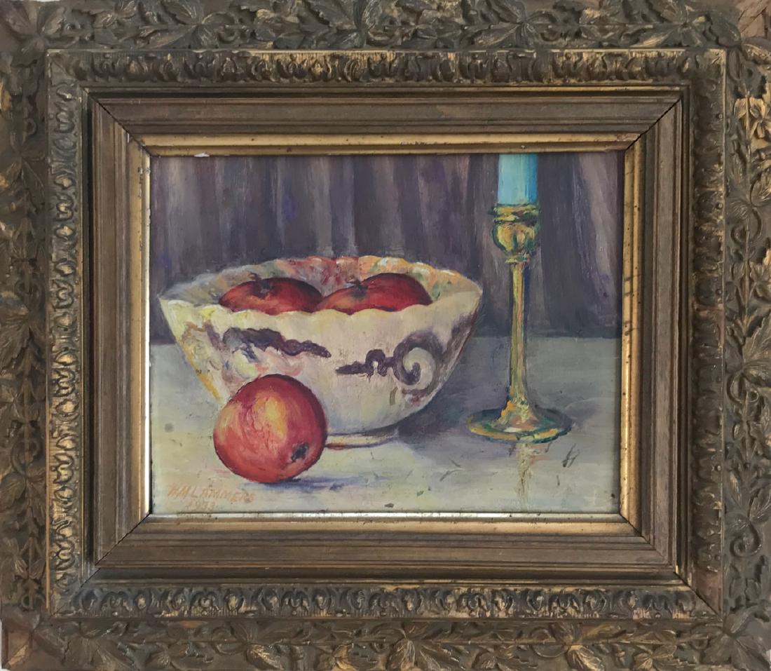American Still Life Oil Painting, Lammers, 1933 (1 of 4)
