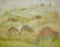 Abstract Expressionist Landscape Painting, Greenstone