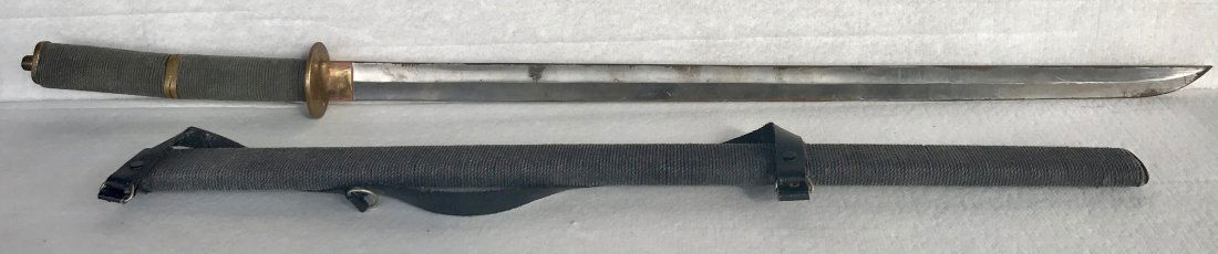 Filipino Long Sword With Scabbard, 37" (1 of 7)