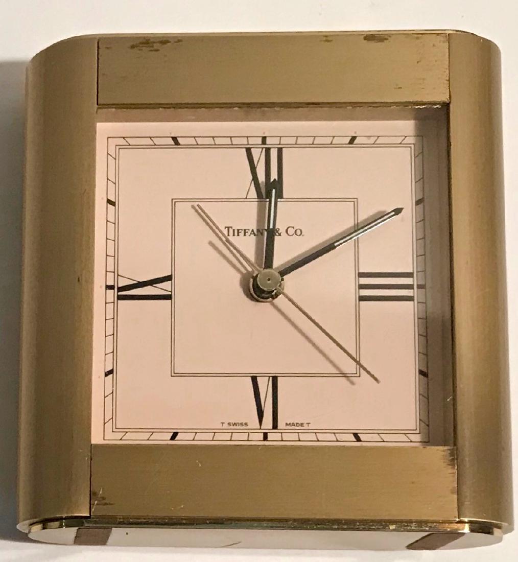 Tiffany & Co. Brass Alarm Clock (1 of 3)