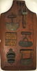 Antique Eskimo Inuit Tools w/ Primitive Cutting Board