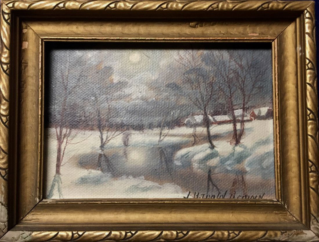 J. Harold Brown Landscape Oil Painting (1 of 5)