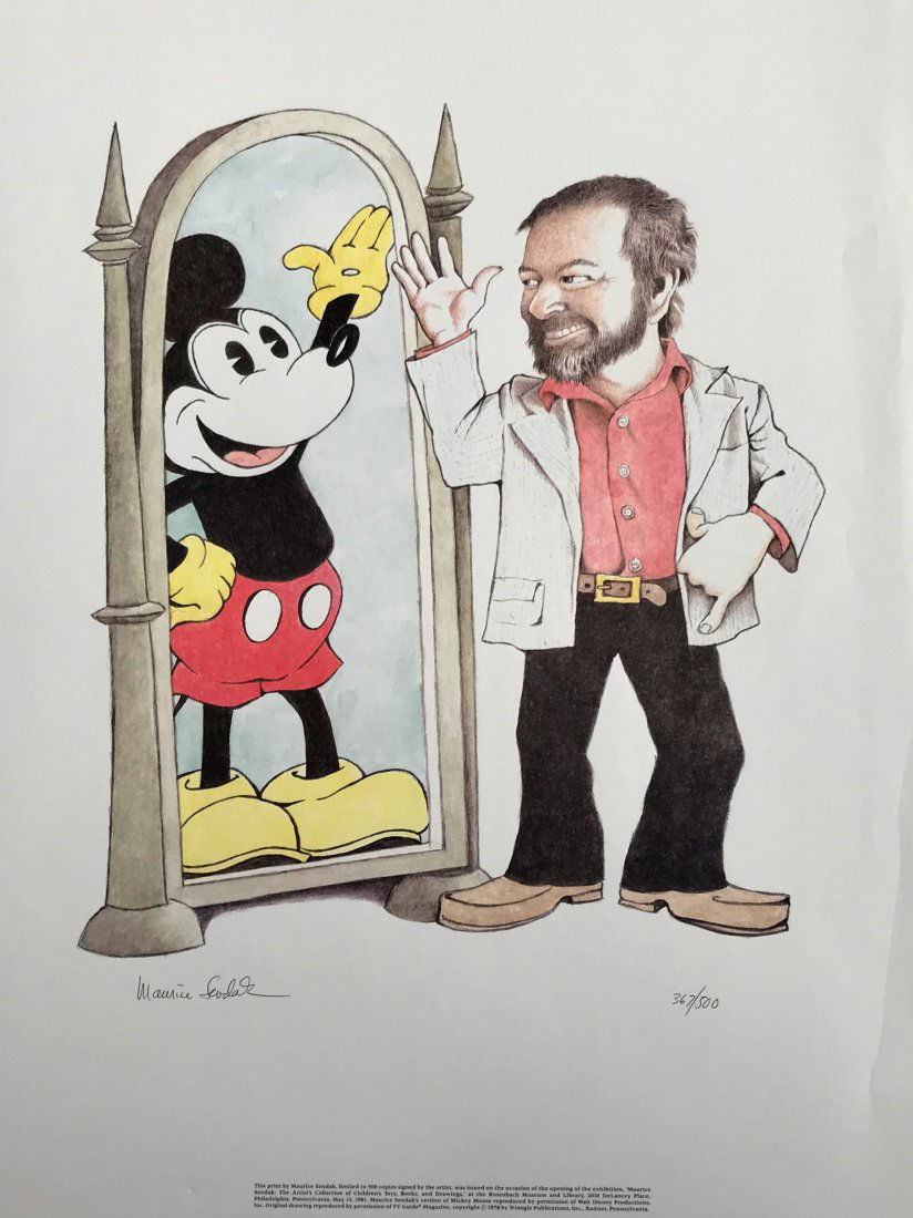 Growing Up With Mickey, Artist Signed Maurice Sendak (1 of 4)
