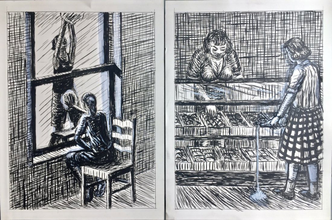 Original Pulp Art Illustrations, Jerry Moriarty (1 of 4)