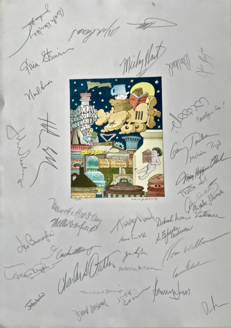 Maurice Sendak FREEDOM TO READ Autographed 1991 Signed (1 of 7)
