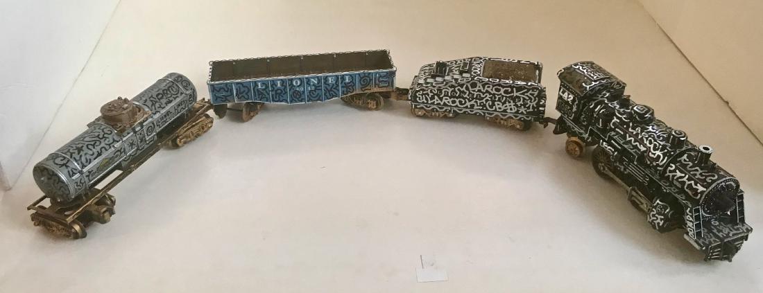 LA II (Angel Ortiz) Graffiti Painted Trains LAROCK BTW (1 of 5)