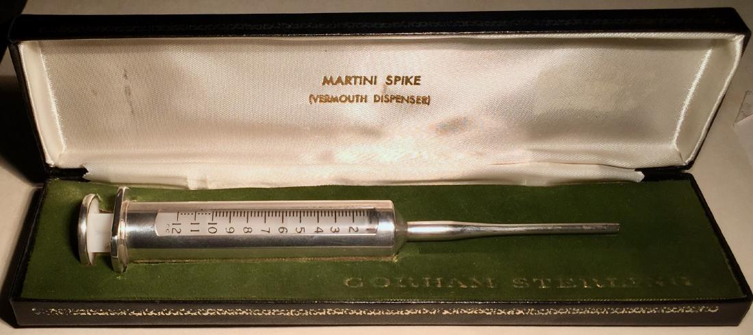 Sterling Silver Gorham Spike Dispenser With Fitted Case (1 of 8)