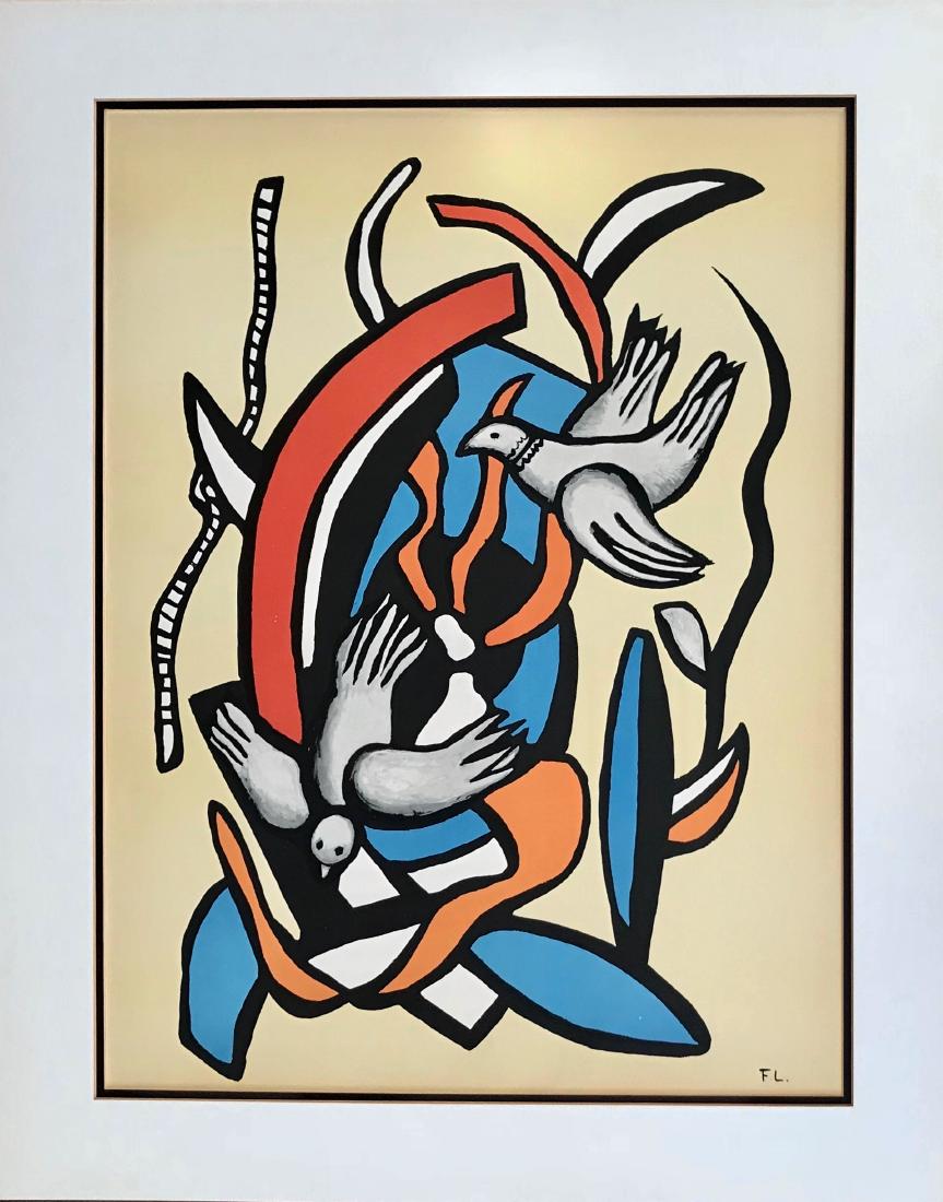 Fernand Leger (French,1881-1955) Cubist Lithograph (1 of 4)
