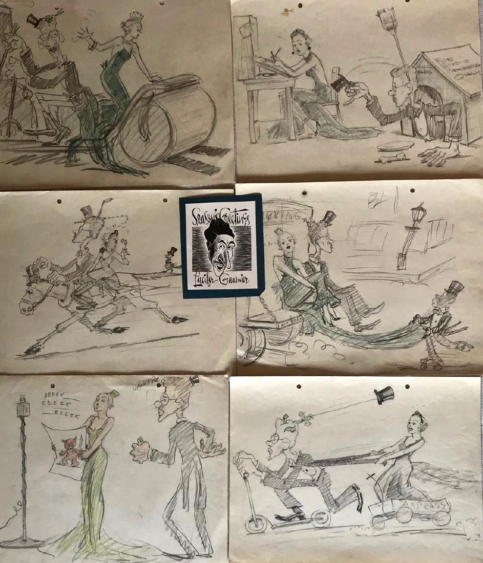 Golden Age Cartoonist Lu Guarnier Drawings (29) (1 of 6)