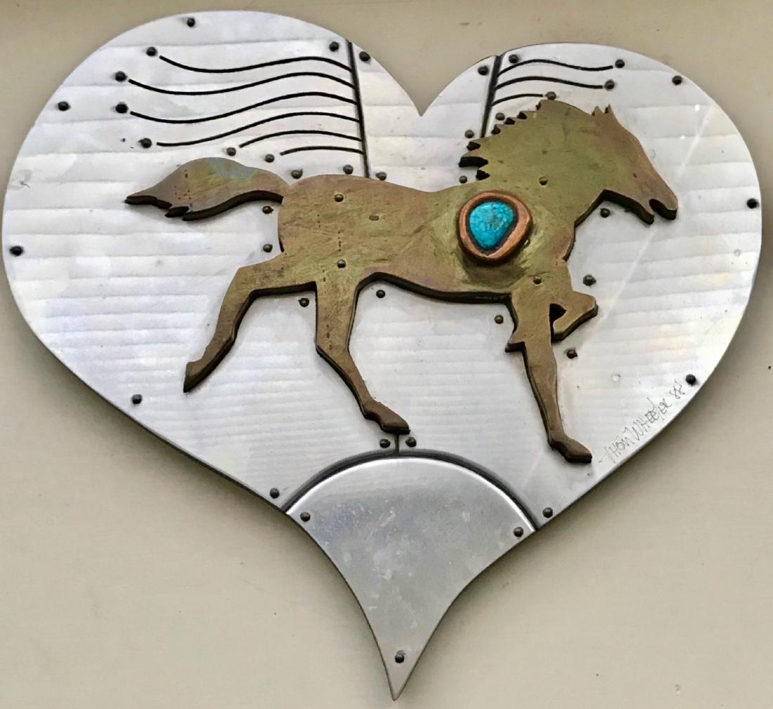 Thom Wheeler "War Path" Jeweled Wall Sculpture (1 of 4)