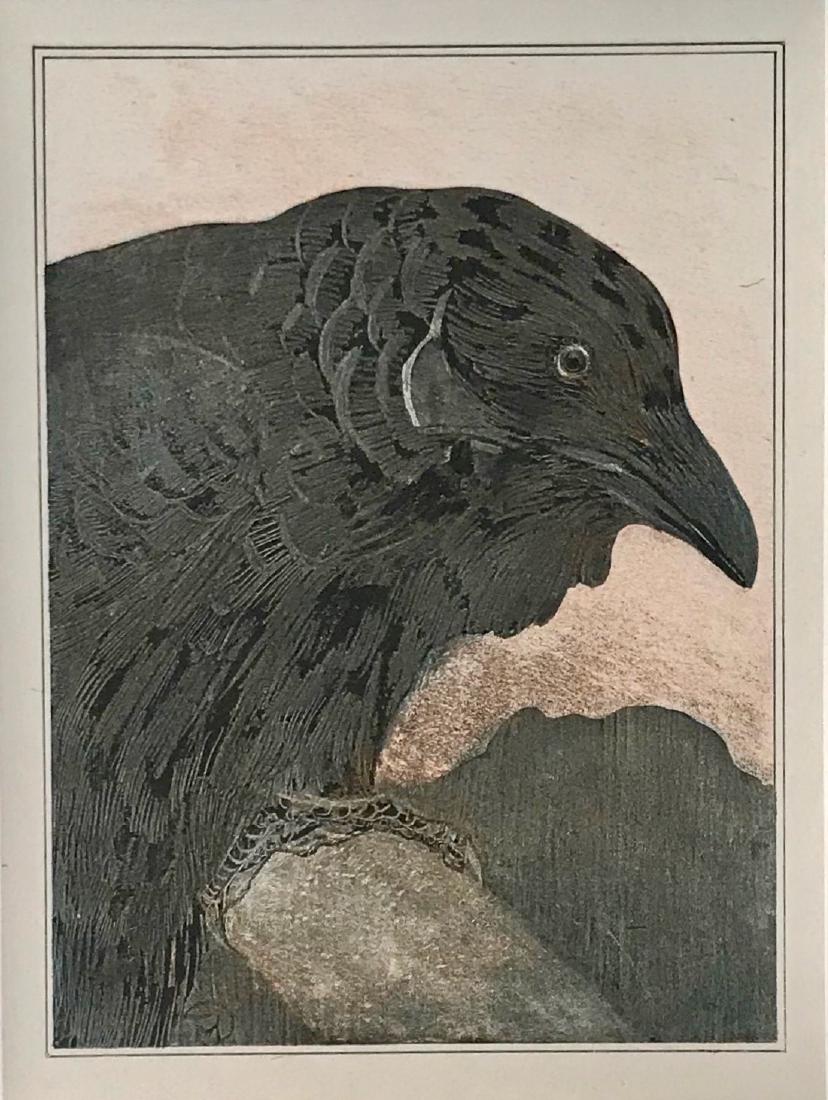 Theo Van Hoytema OLD CROW Papier de Chine Proof 1908 (1 of 2)