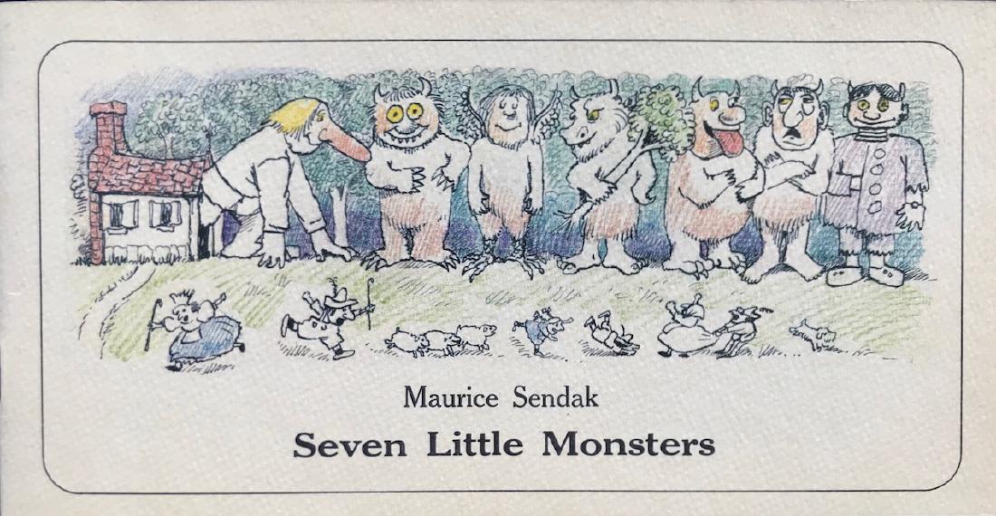 Seven Little Monsters Hand-Signed Maurice Sendak 1977 (1 of 6)
