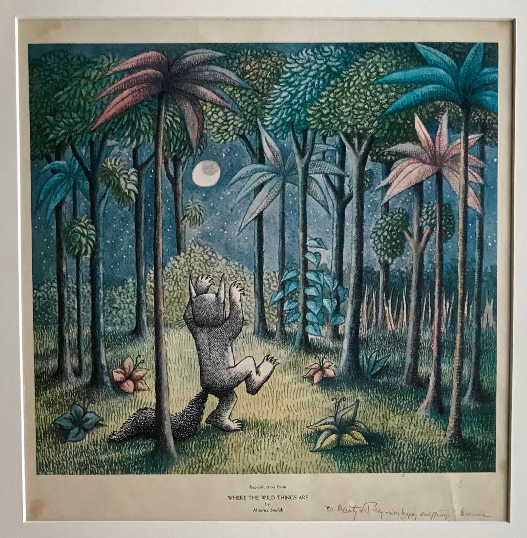 "Where The Wild Things Are" HandSigned Maurice Sendak