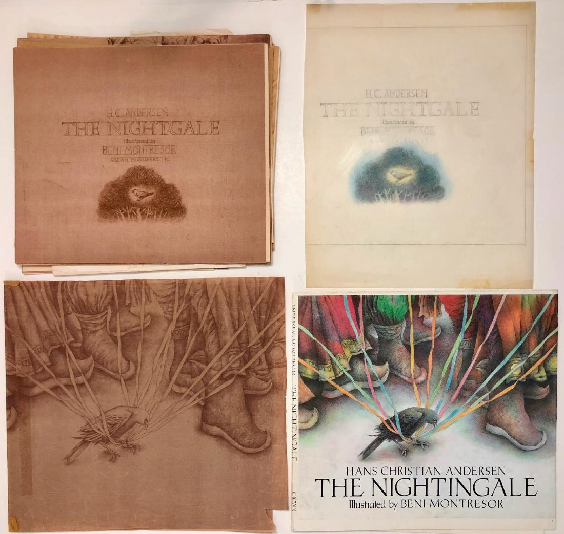 Beni Montresor Original Mock Up Book The Nightingale (1 of 6)