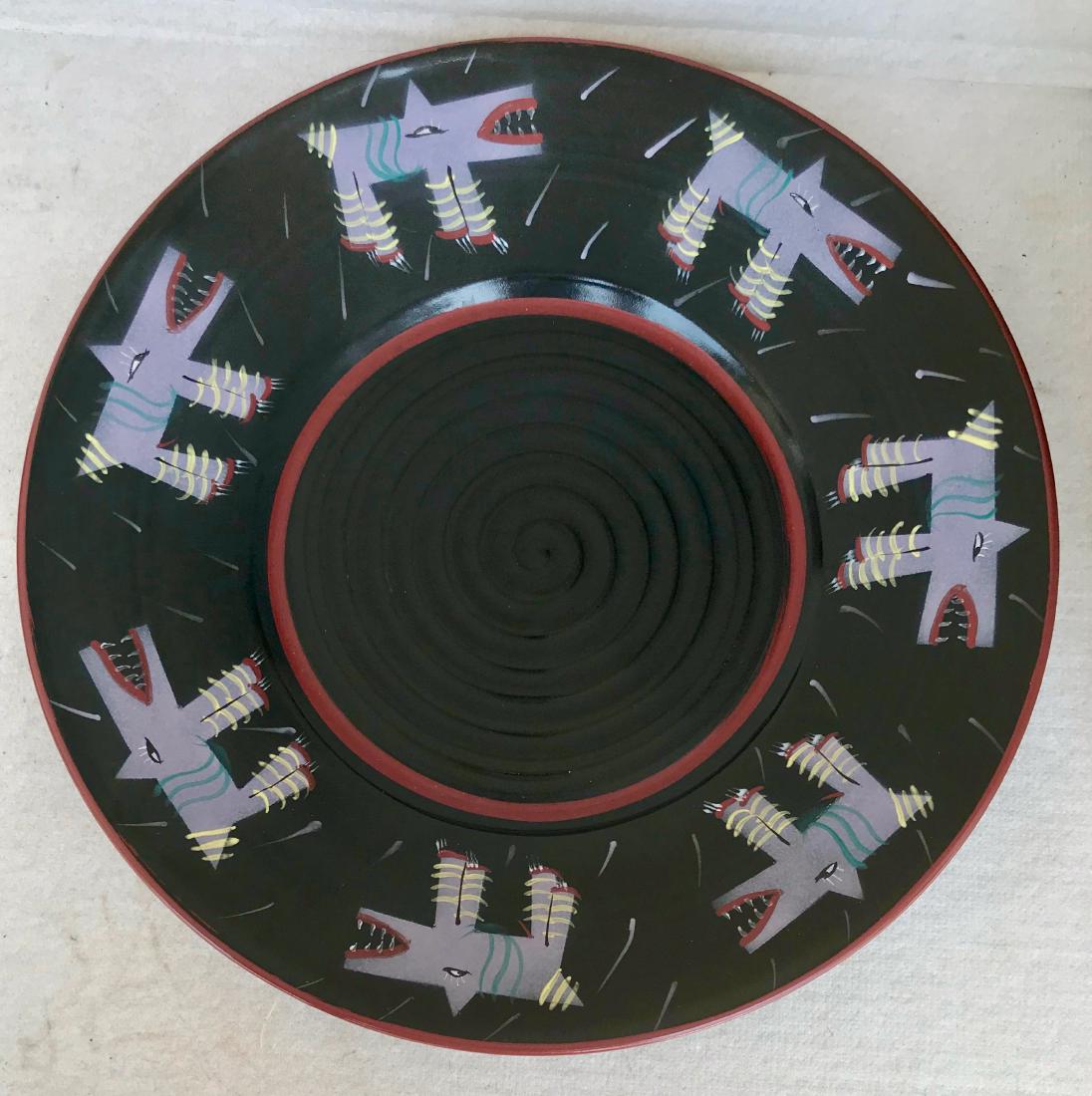 American Studio Art Pottery Center Charger (1 of 4)