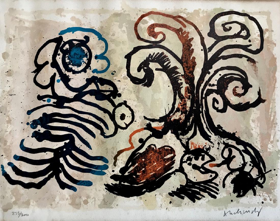 Pierre Alchinsky (Belgium,1927) La Fleur de l'Age 1967 (1 of 3)