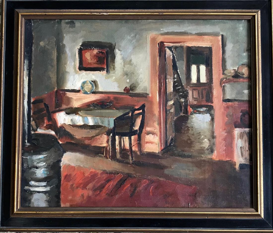 Marthas Vineyard Interior Painting GILBERT 1940s (1 of 4)