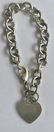 Tiffany & Co Sterling Heart Charm Chain Bracelet - 3