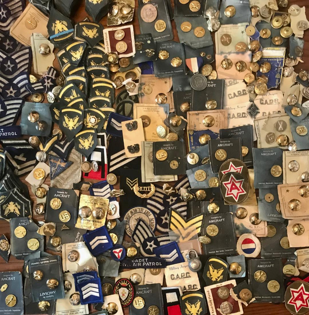 Large Group of Military Badges, Medals, Buttons 100+ (1 of 4)
