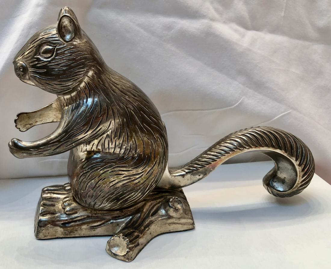 Mid Century Silver Squirrel Nutcracker (1 of 5)