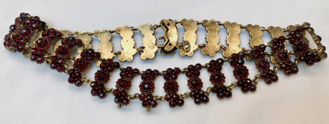 Victorian Bohemian Garnet Collar Necklace (1 of 6)