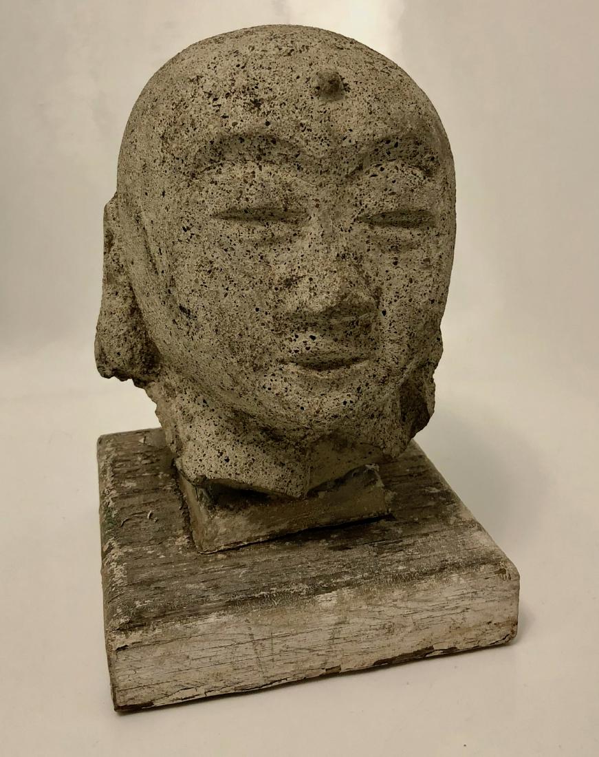Stone Carved BUDDAH Bust Sculpture (1 of 7)