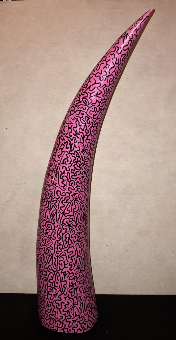 LA II (Angel Ortiz) Graffiti Painting on Found Object (1 of 6)