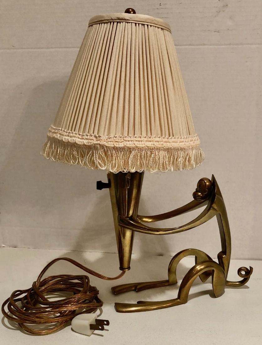 Mid-century Modernist Figural Monkey Lamp (1 of 6)