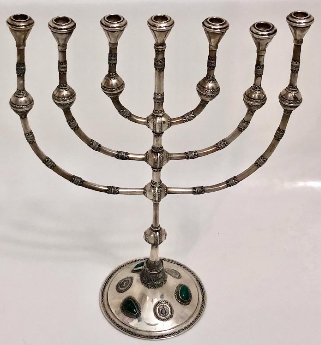 Sterling Silver Menorah, Bezalel Avishai Israel (1 of 10)
