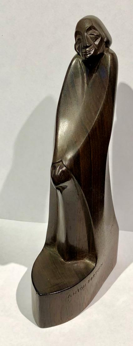 Anton Fortuin Rosewood Carved Sculpture, 1920s (1 of 9)