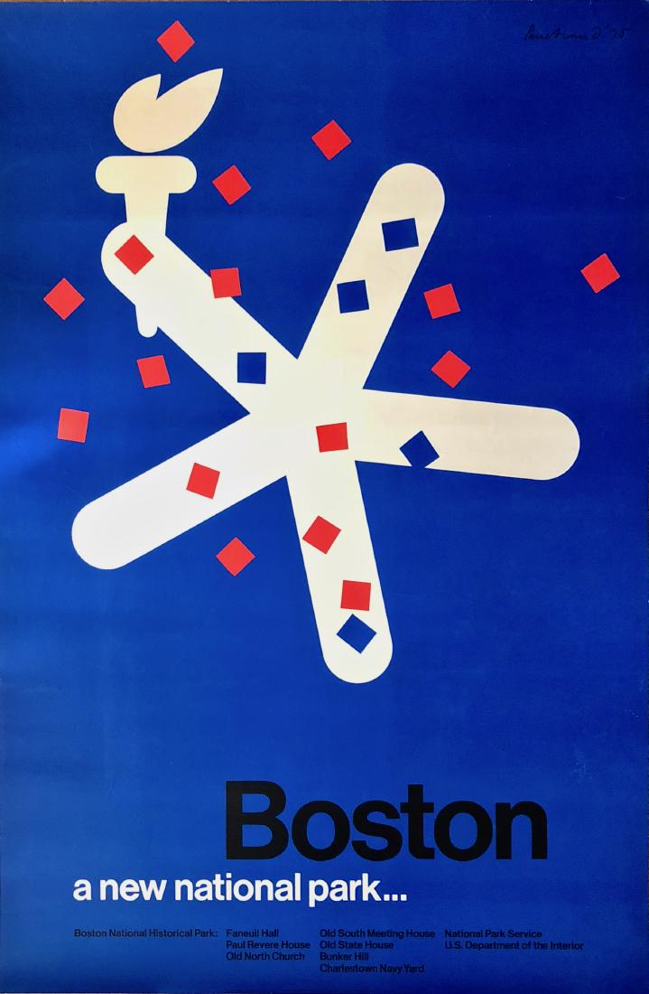 PAUL RAND Boston A New National Park, 1975 (1 of 4)