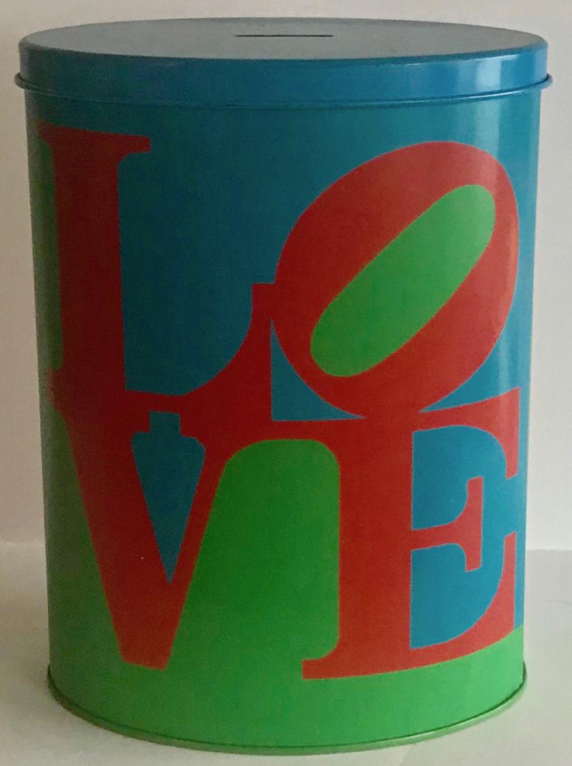 Robert Indiana LOVE Pop Art Metal Can 1960s (1 of 4)