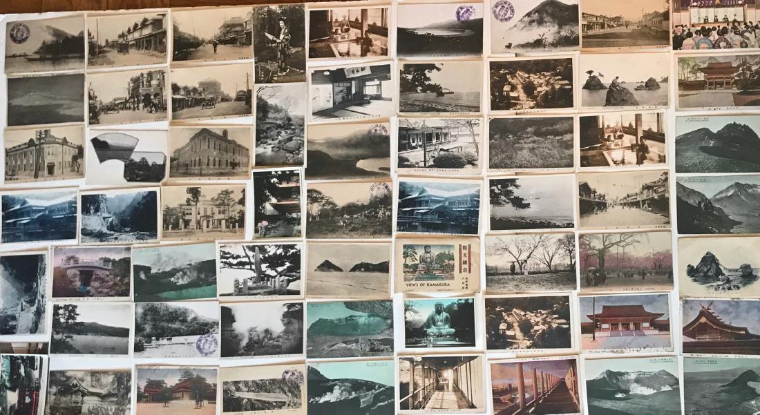 Collection of Vintage Japanese 1930-40s Postcards (50+) (1 of 4)