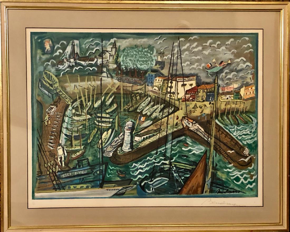 Ludwig Bemelmans (American, 1898-1982) Isle D'Yeau (1 of 4)