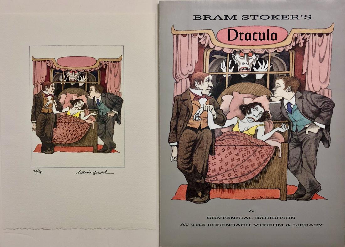 Maurice Sendak DRACULA  Signed Book & Lithograph 1997 (1 of 6)